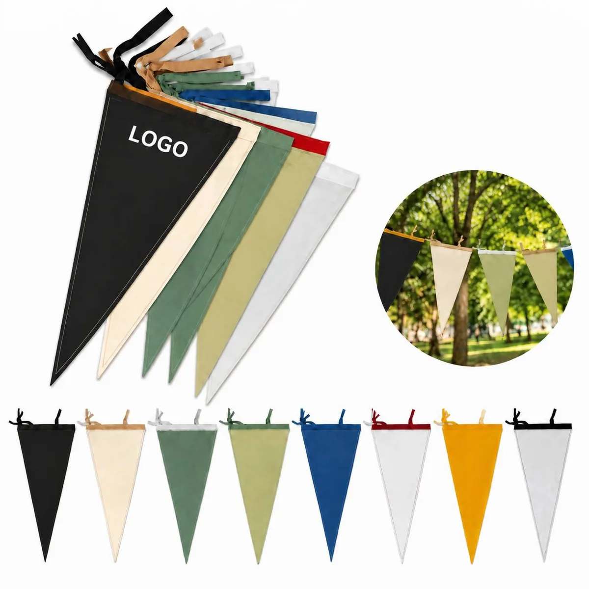 Custom Full Color Single Sided Felt Pennant for Indoor