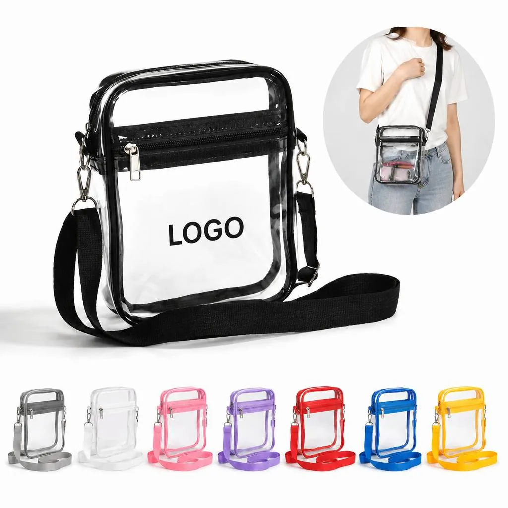 Clear PVC Travel Organizer Bag with Multiple Compartments