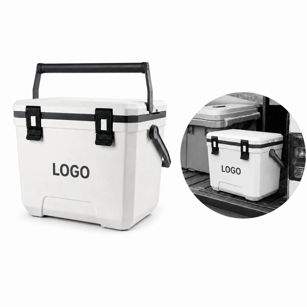 24L Insulated Cooler Box for Outdoor Camping, Portable with Added Functionality