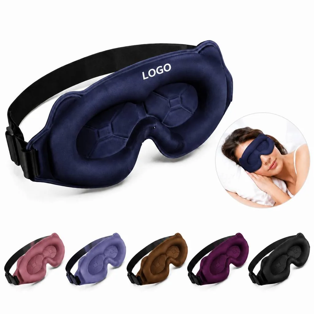 3D Contoured Sleep Mask Full Blockout for Side & Back