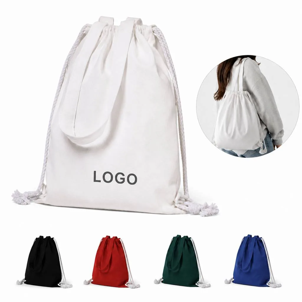 Dual-Carry Sportpack Lightweight Drawstring Bag with Added Functionality