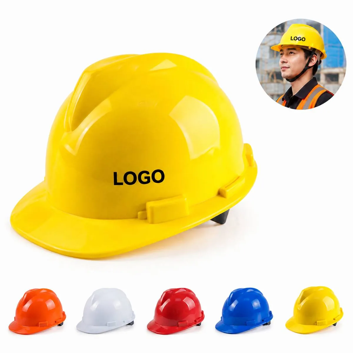 Adjustable Safety Hard Hat for Construction and Industrial