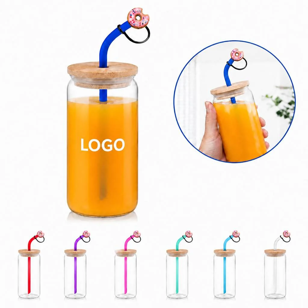 16 oz Shatterproof PC Tumbler with Wood Lid and Silicone