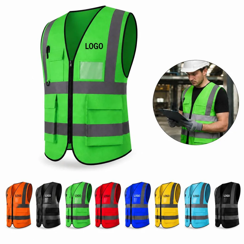 High Visibility Reflective Safety Vest with Breathable Mesh
