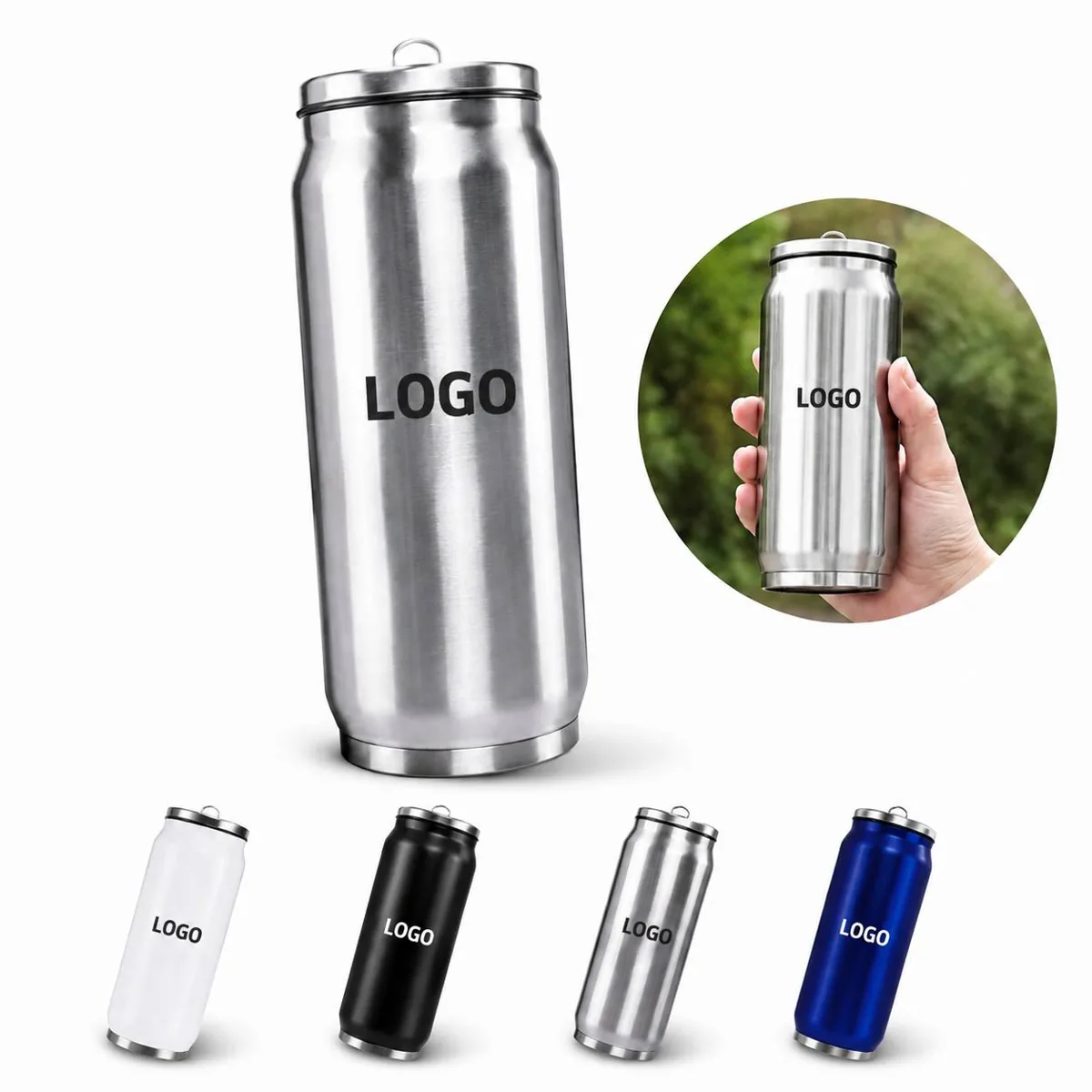 Insulated Stainless Steel Tumbler with Lid, Double-Wall