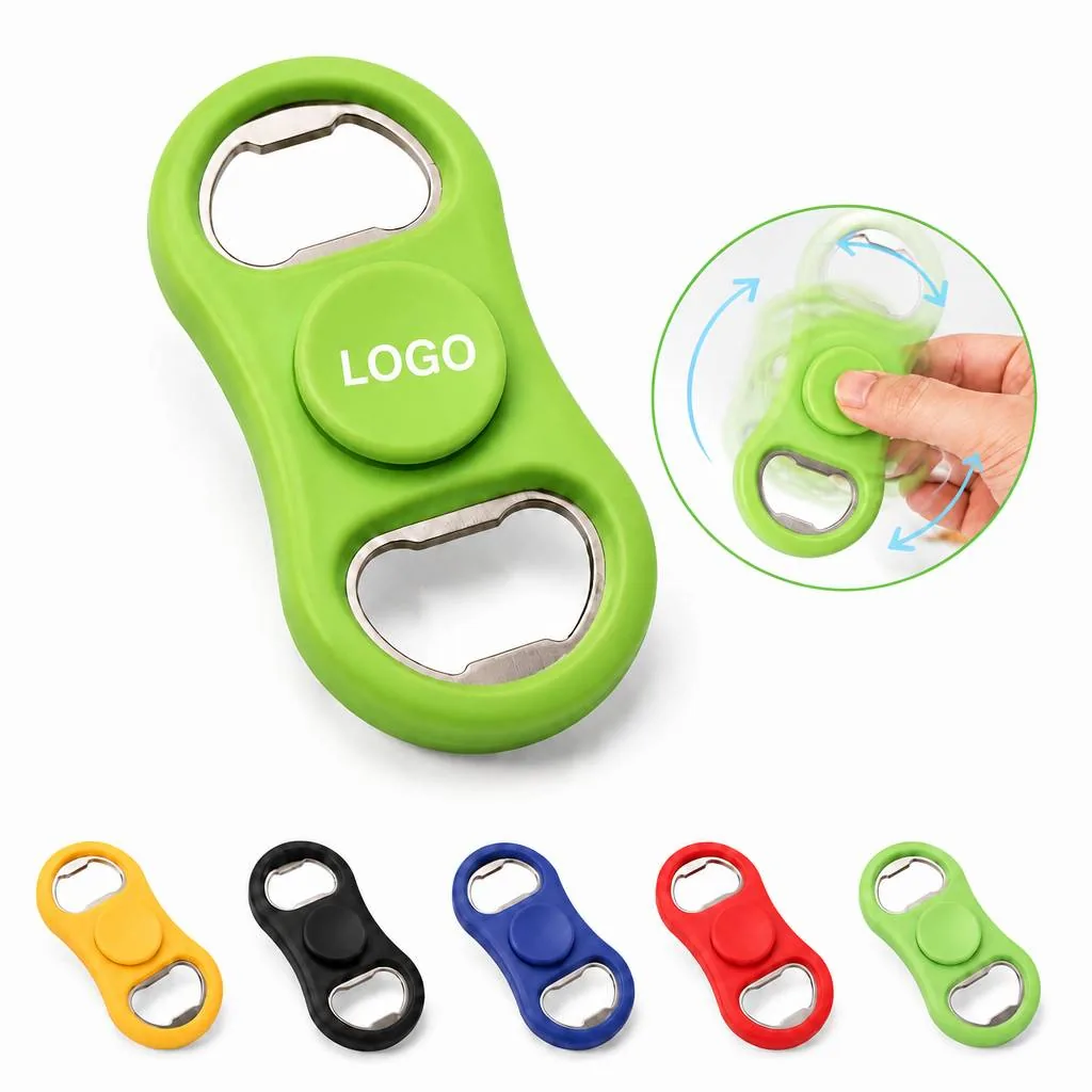 Dual Bottle Opener Fidget Spinner - Stress Relief & Cap