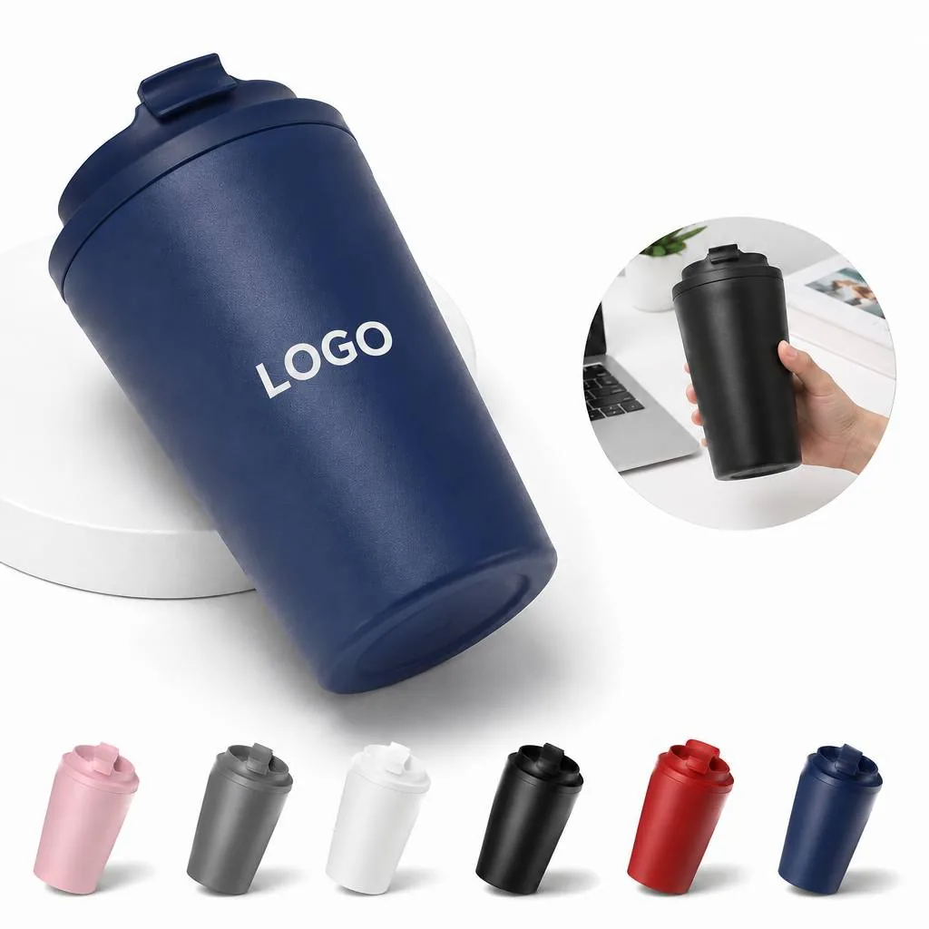 Insulated Stainless Steel Travel Mug with Secure Lid