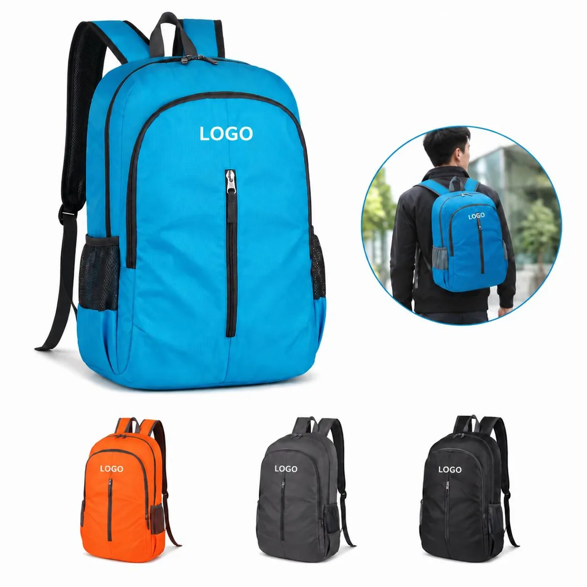 20L Packable Hiking Backpack Lightweight Foldable Daypack