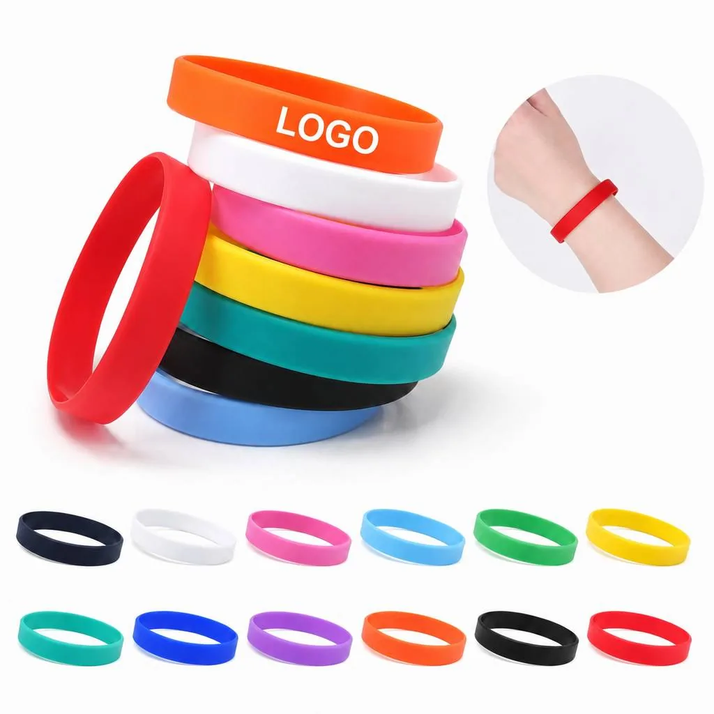 Vibrant Silicone Wristbands Multipack for Events,