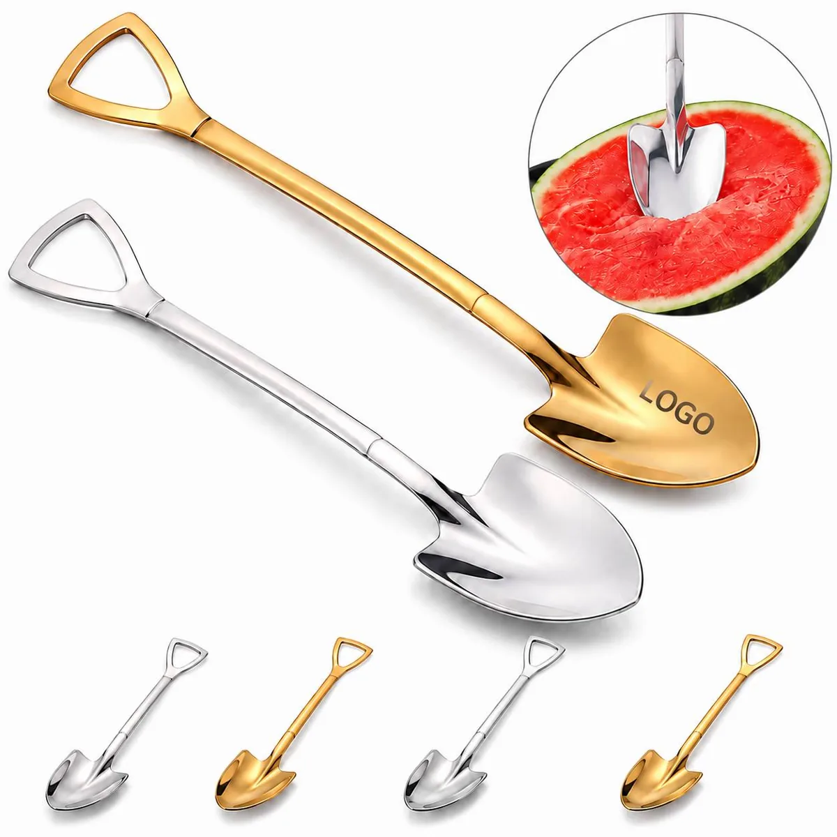Stainless Steel Ice Cream Scoop with Ergonomic Non-Stick
