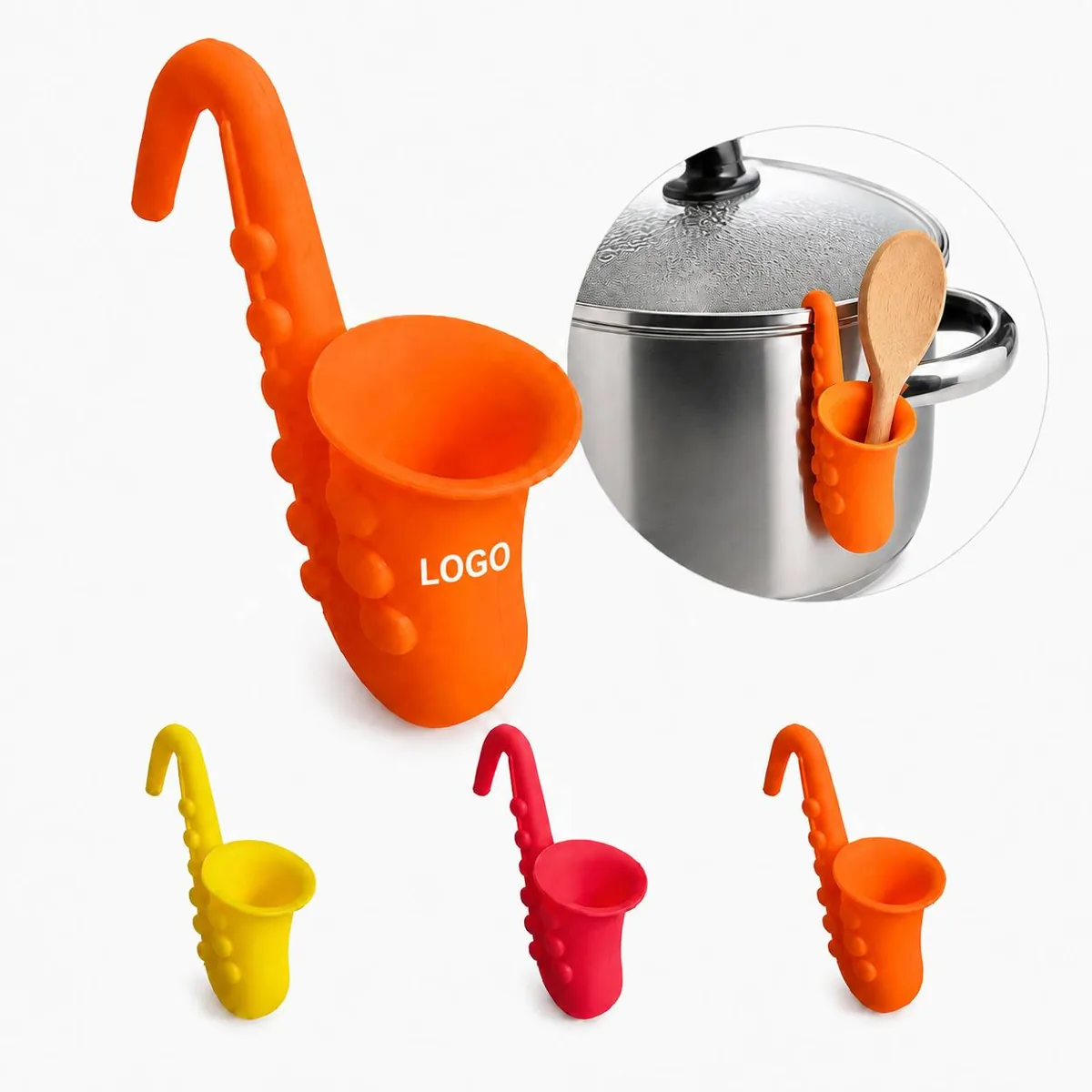 Silicone Pot Anti-Overflow Device, Heat-Resistant Boil-Over