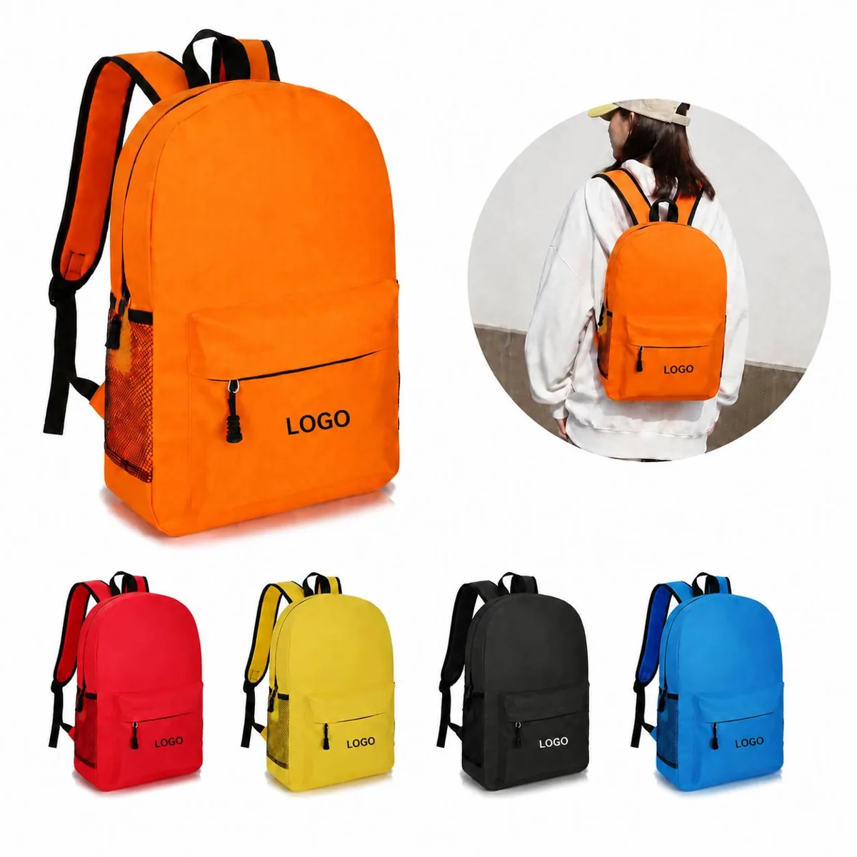 Waterproof Oxford Fabric Backpack for Commuting & Travel