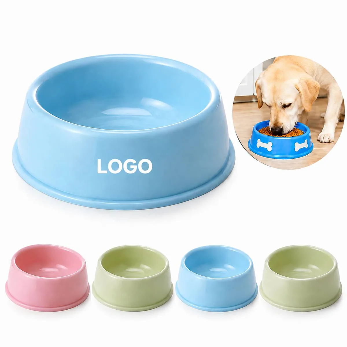 Non-Slip Pet Bowl for Dogs and Cats, Durable Easy-Clean