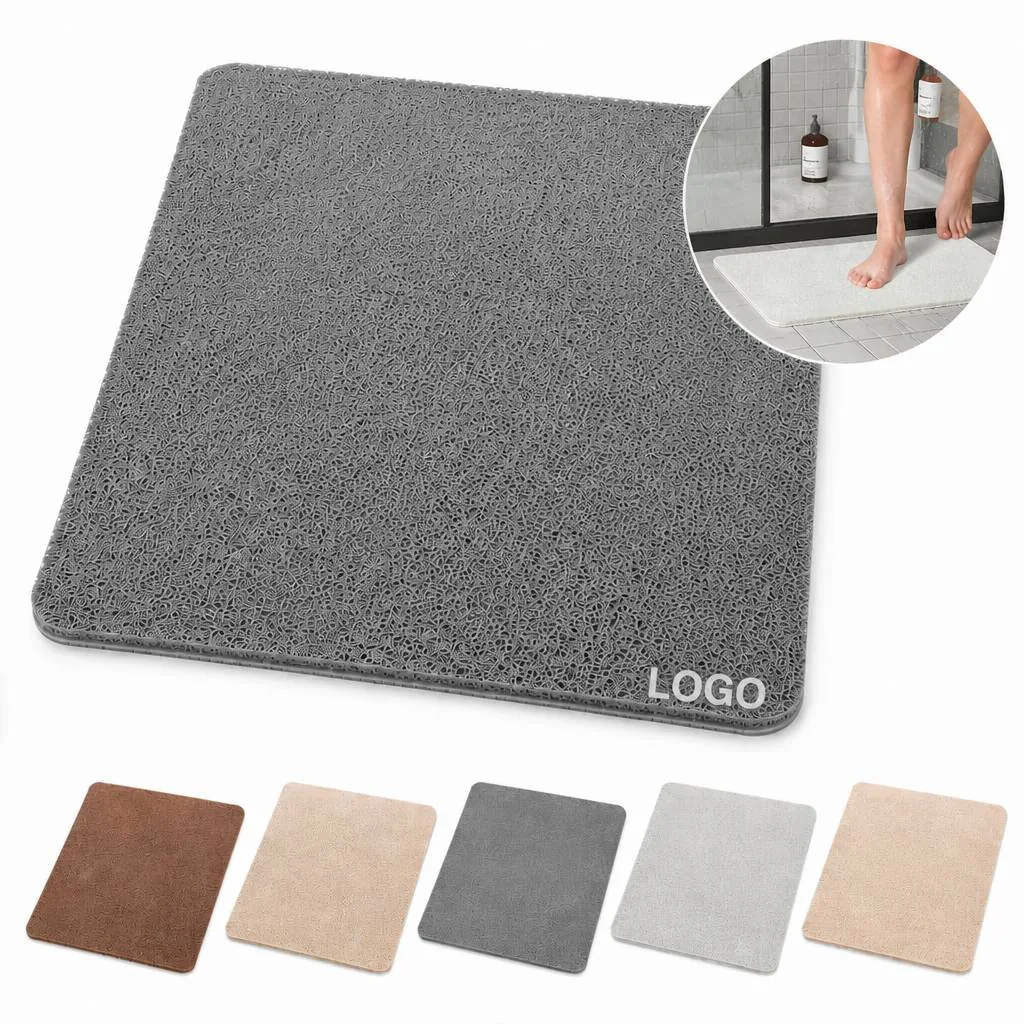 Non-Slip Shower Mat with Suction Cups for Safe Bathing