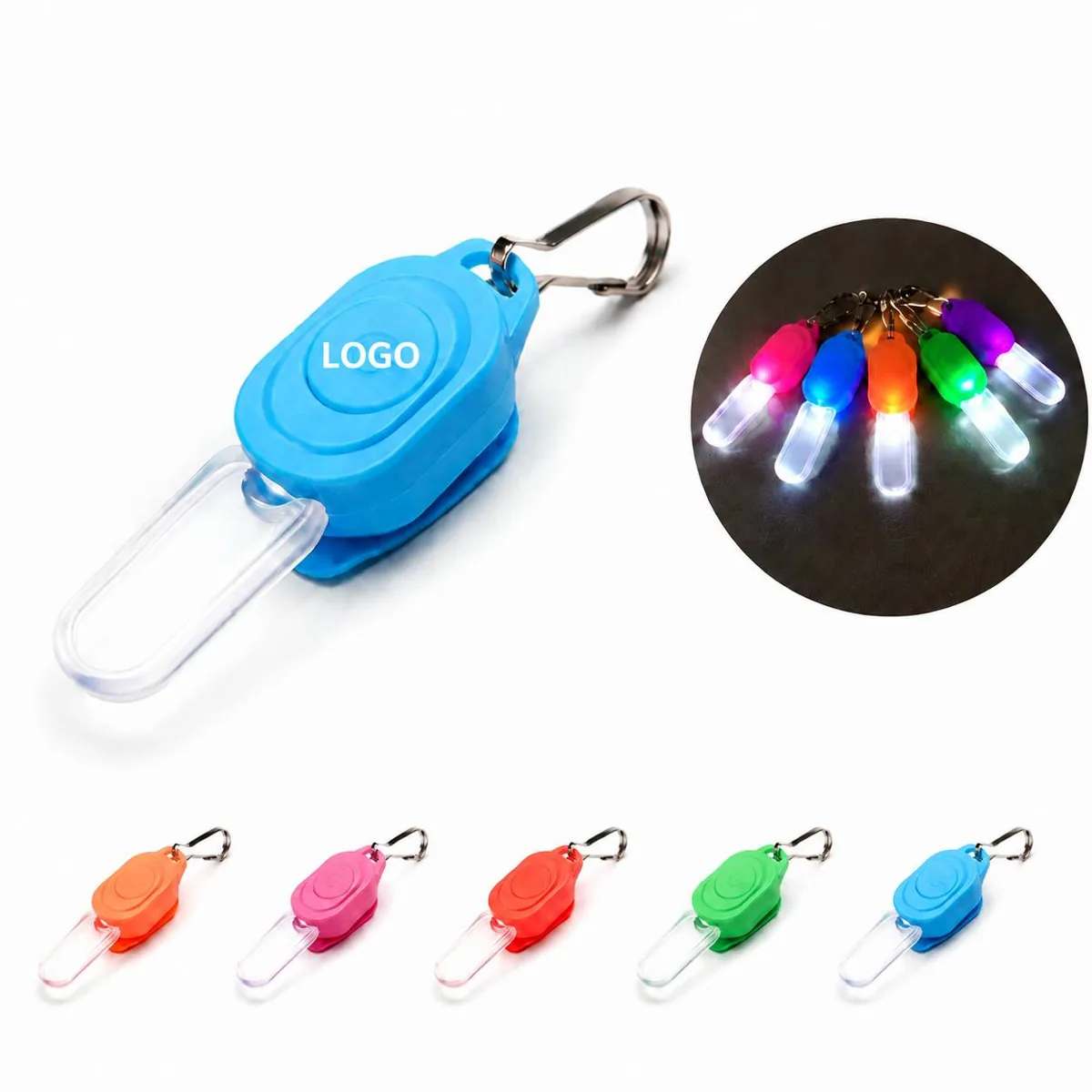 Mini LED Clip Light with Adjustable Brightness, Portable