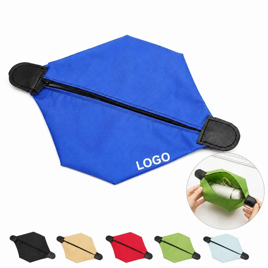 Waterproof Makeup Organizer Bag with Adjustable Compartments