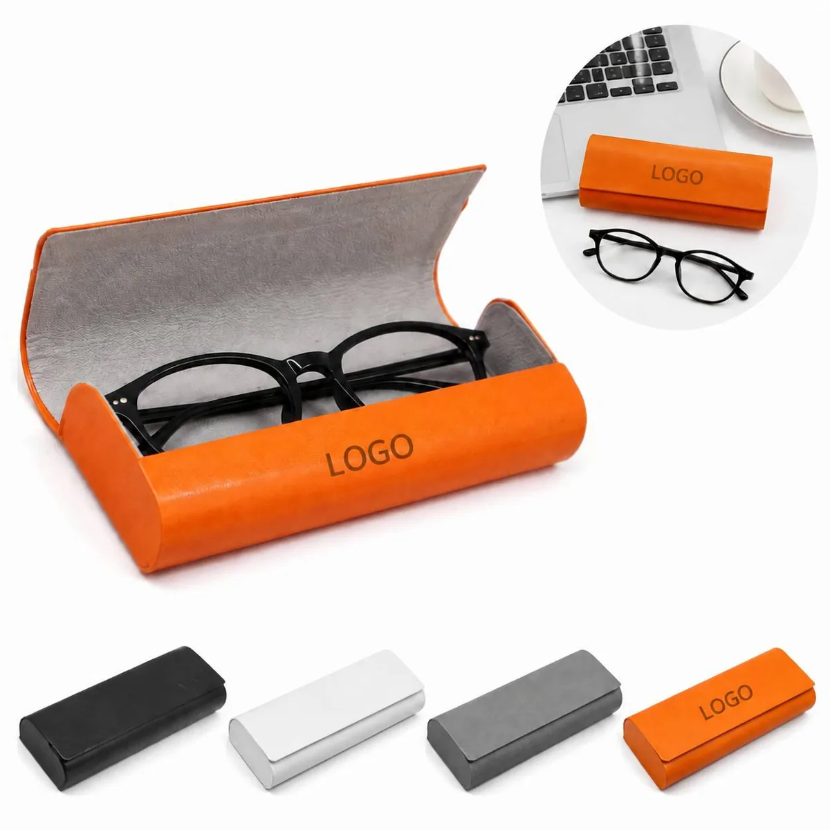 Durable Hard Shell Eyeglass Case with Soft Lining