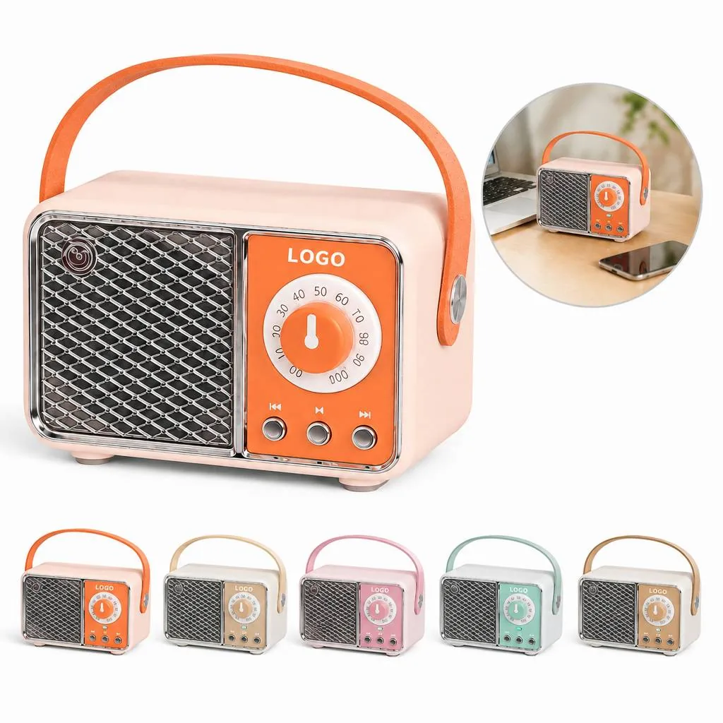 Vintage Wireless Wireless Speaker with Rich Sound for Home