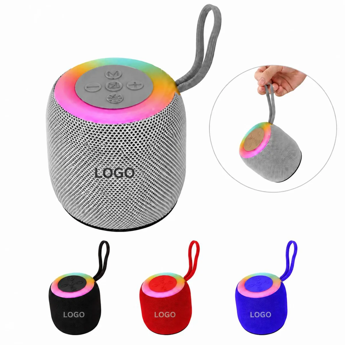 Portable Wireless Speaker with Splash-Resistant Design