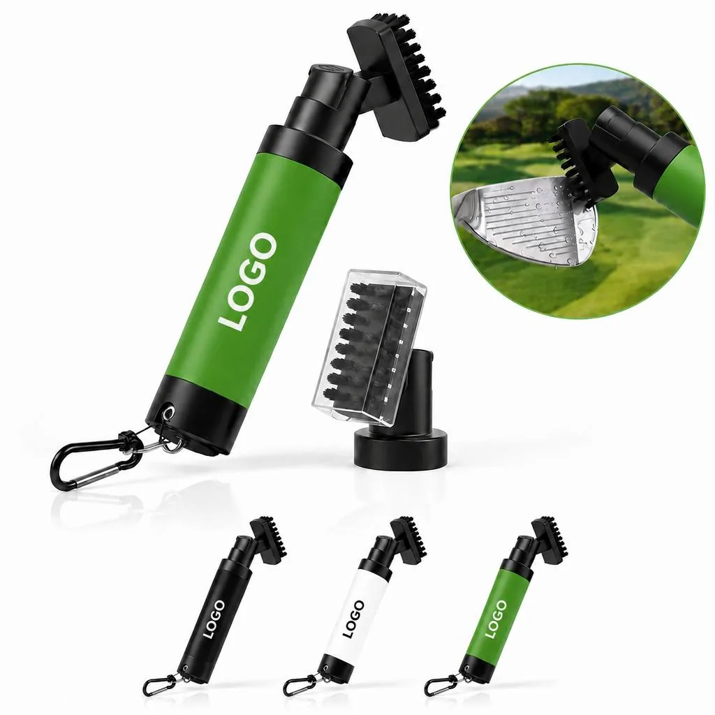 Telescopic Golf Club Spray Brush with Water Cleaning Tool