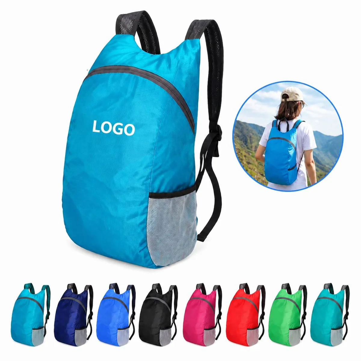 Ultralight Water-resistant Foldable Daypack for Travel