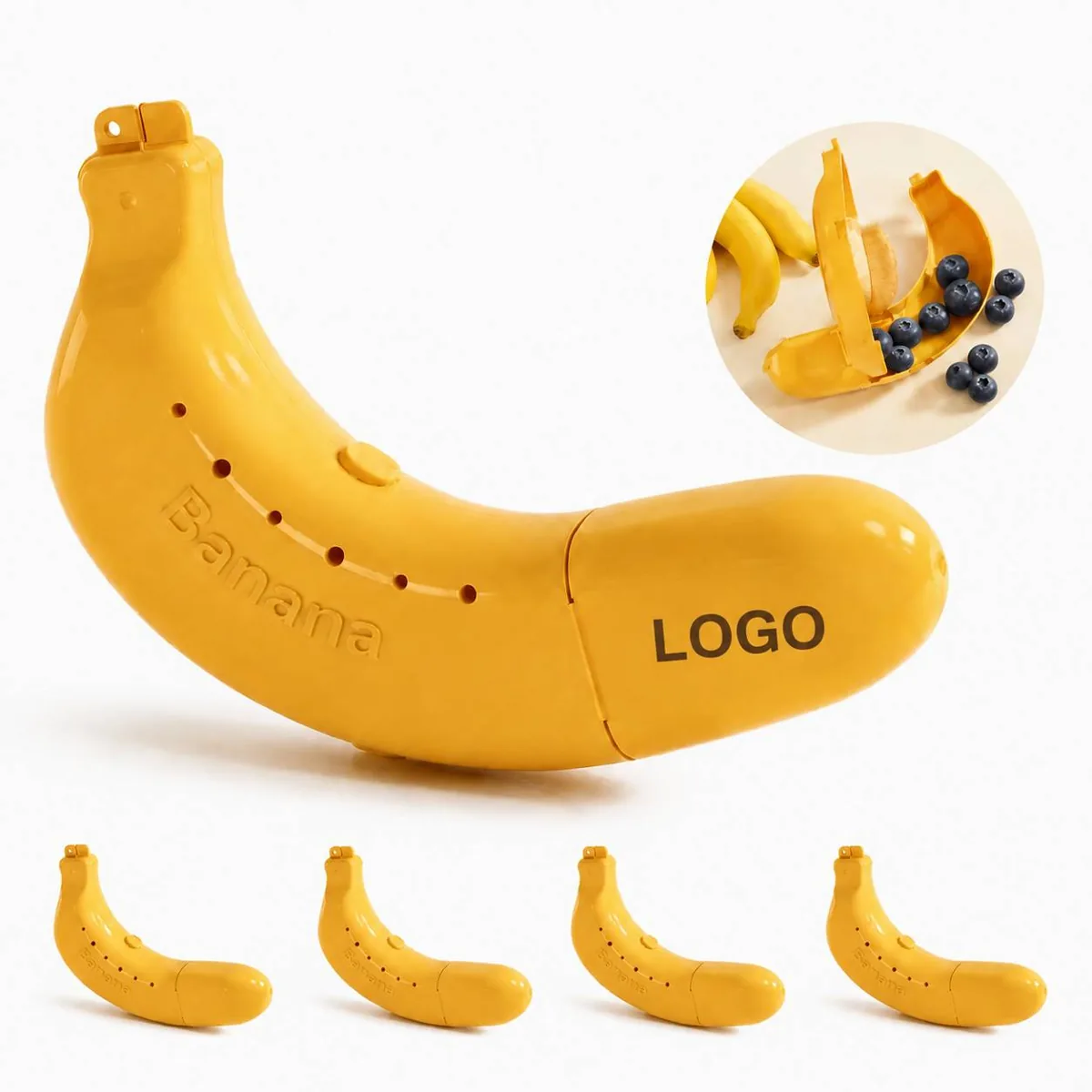 Reusable Breathable Banana Storage Case for Freshness