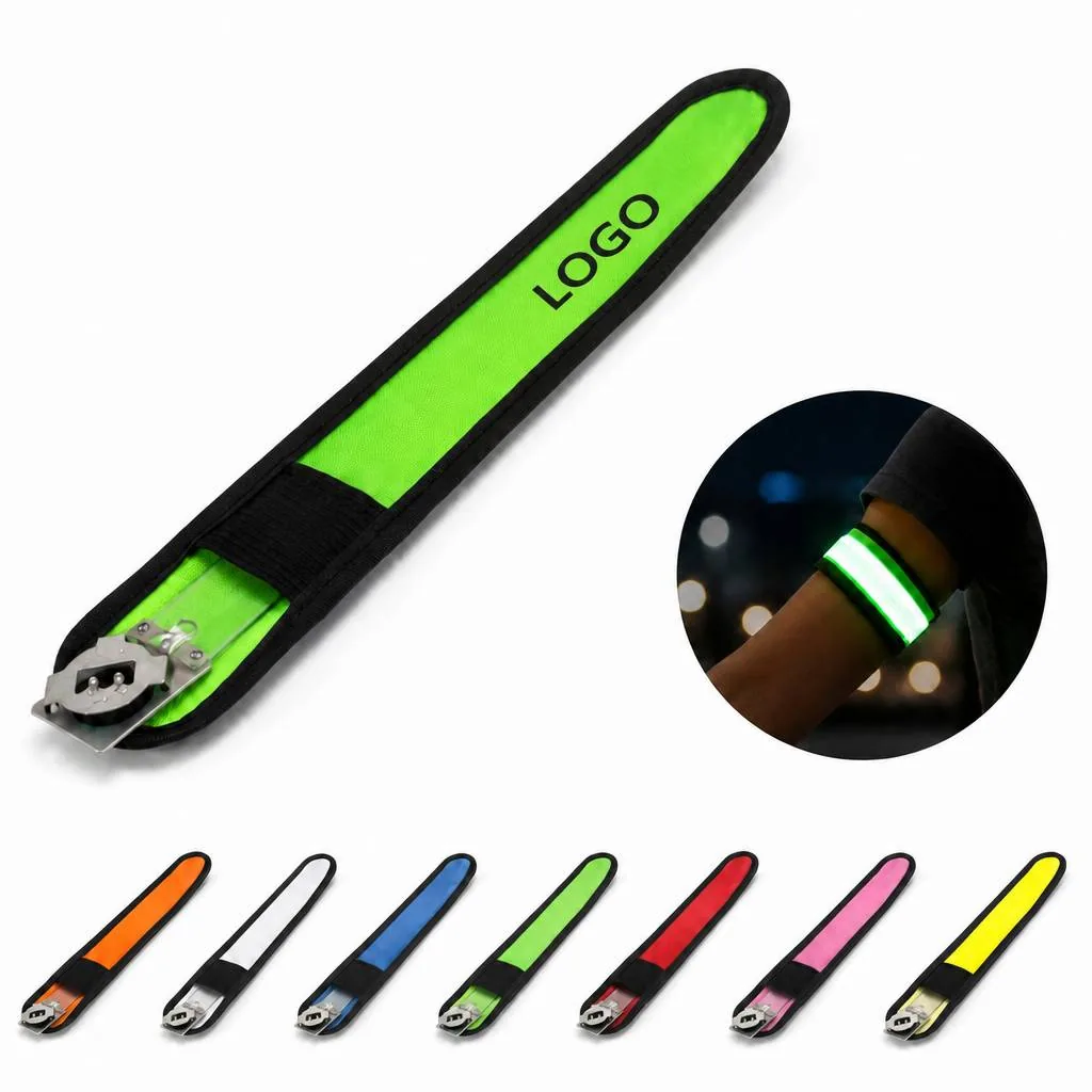 LED Slap Bracelet with Multicolor Lights for Parties and More
