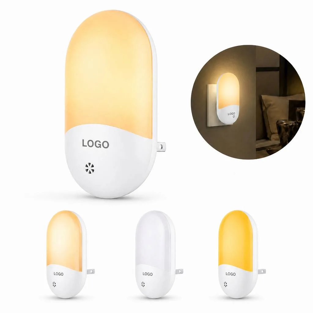 Motion Sensor Plug-In Night Light with Dusk-to-Dawn Auto on the Go