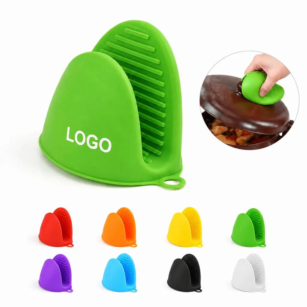 Heat-Resistant Silicone Non-Slip Kitchen Mitts for Oven &