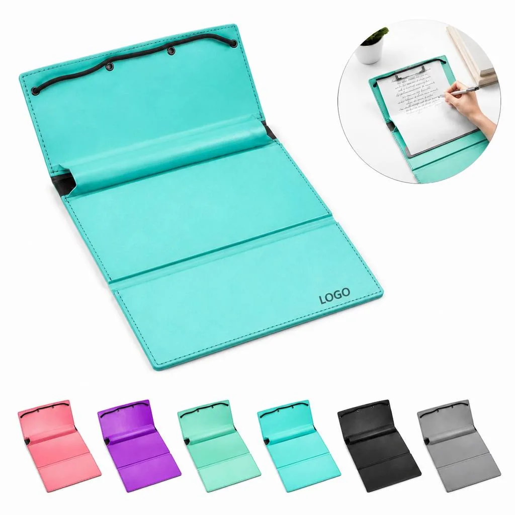 Tri-Fold PP Clipboard for Nurses, Foldable Document