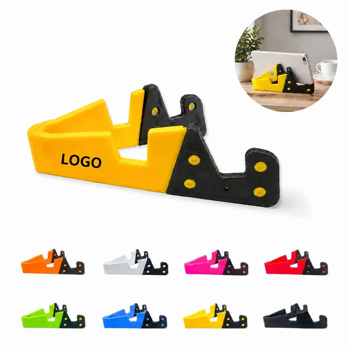 Foldable V-Shaped Phone Stand for Hands-Free Viewing