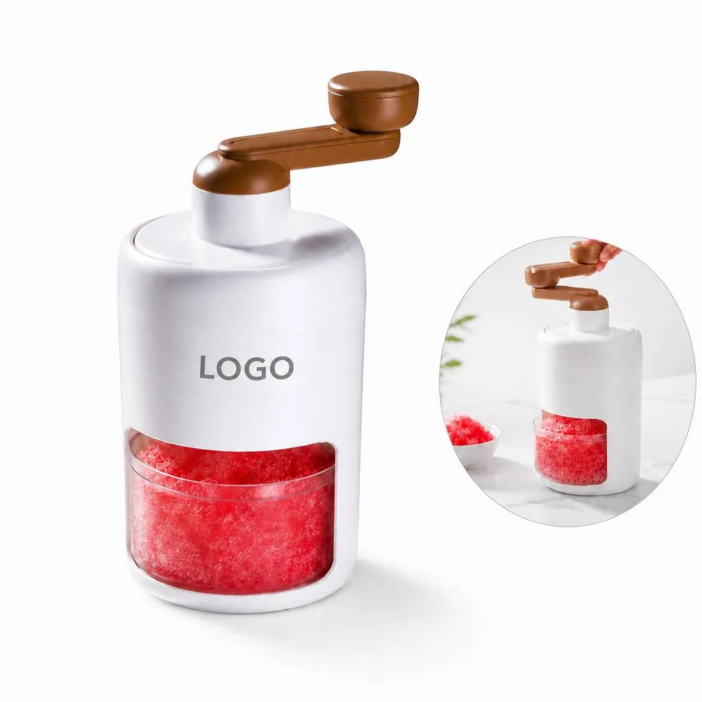 Stainless Steel Ice Shaver Machine for Snow Cones, Compact
