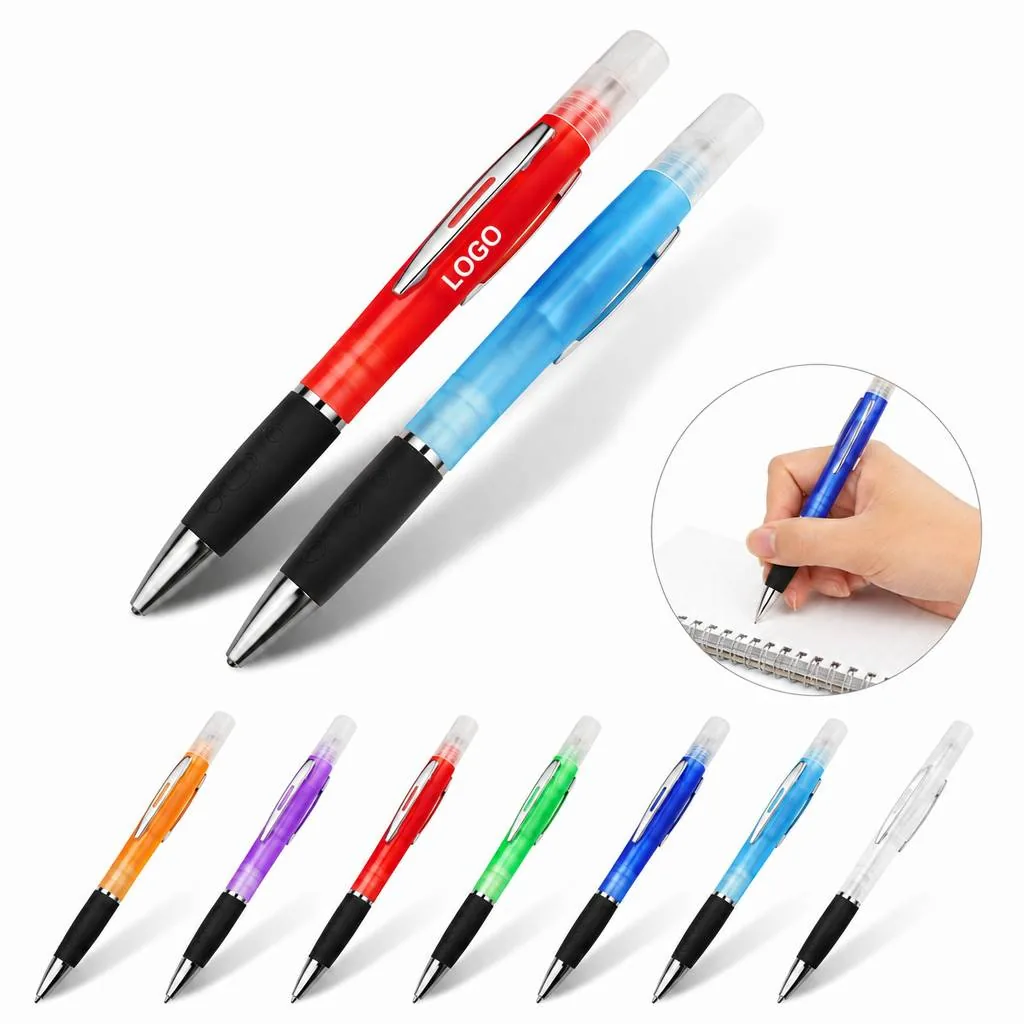 2-in-1 Mini Spray Pen with Disinfectant Refillable Bottle