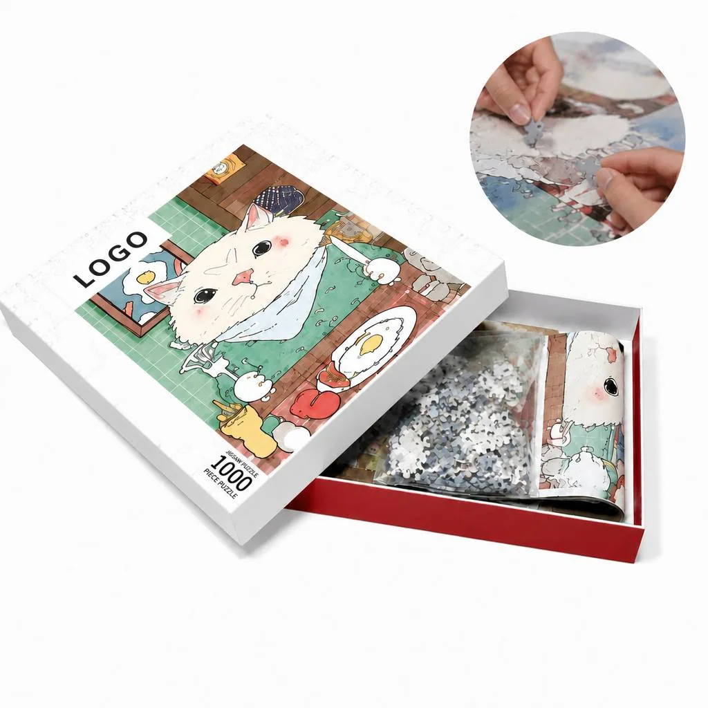 Custom Printed 1000-Piece Wooden Jigsaw Puzzle