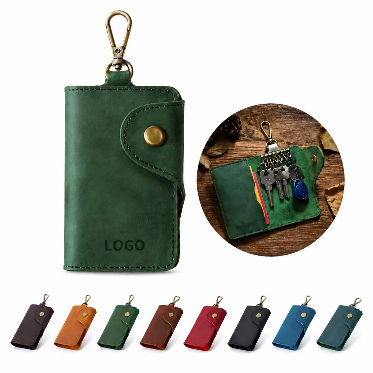 Multifunctional Key Case with Bottle Opener and Pocket Clip