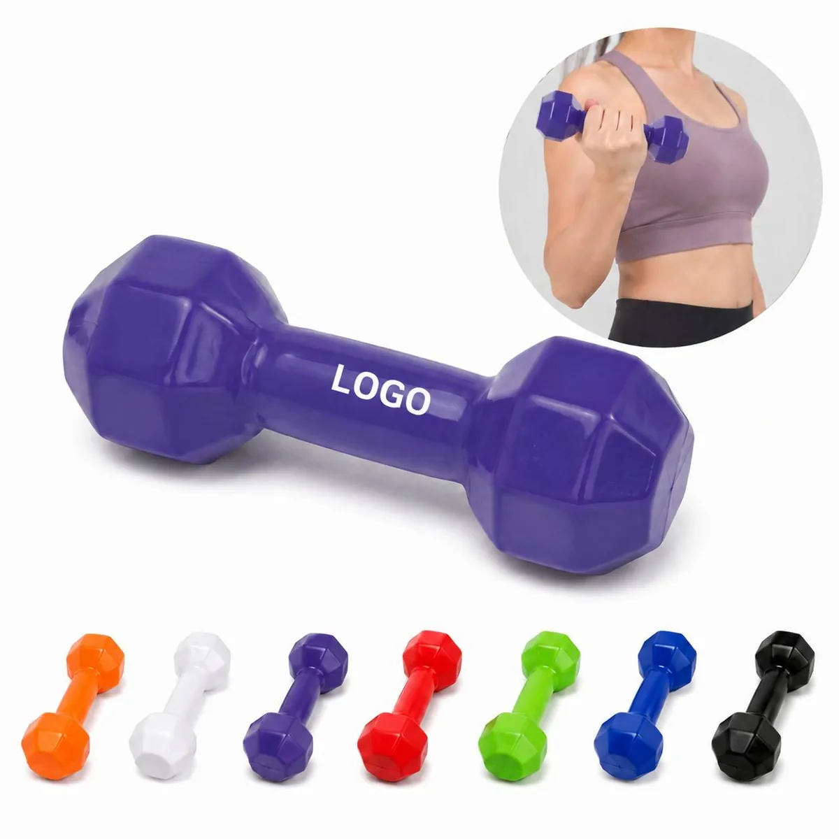 PU Stress Relief Dumbbell Squeeze Toy for Anxiety
