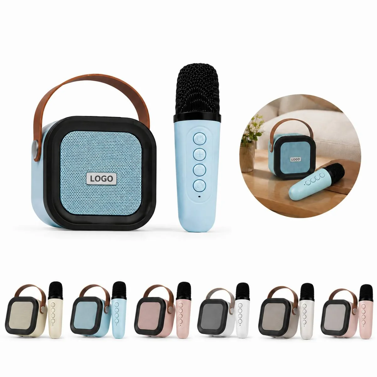 Portable Wireless Speaker with Built-in Mic for Calls &