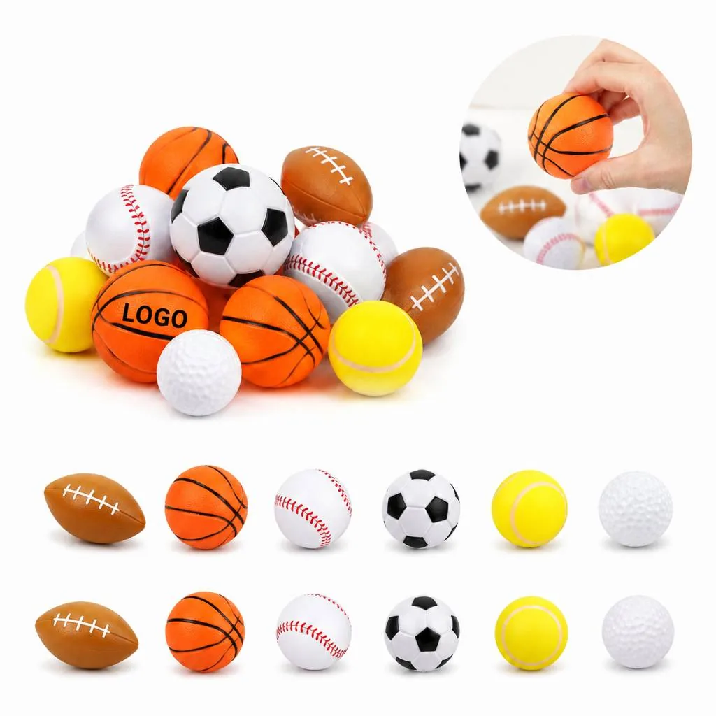Foam Stress Relief Squeeze Balls for Hand Exercise and More