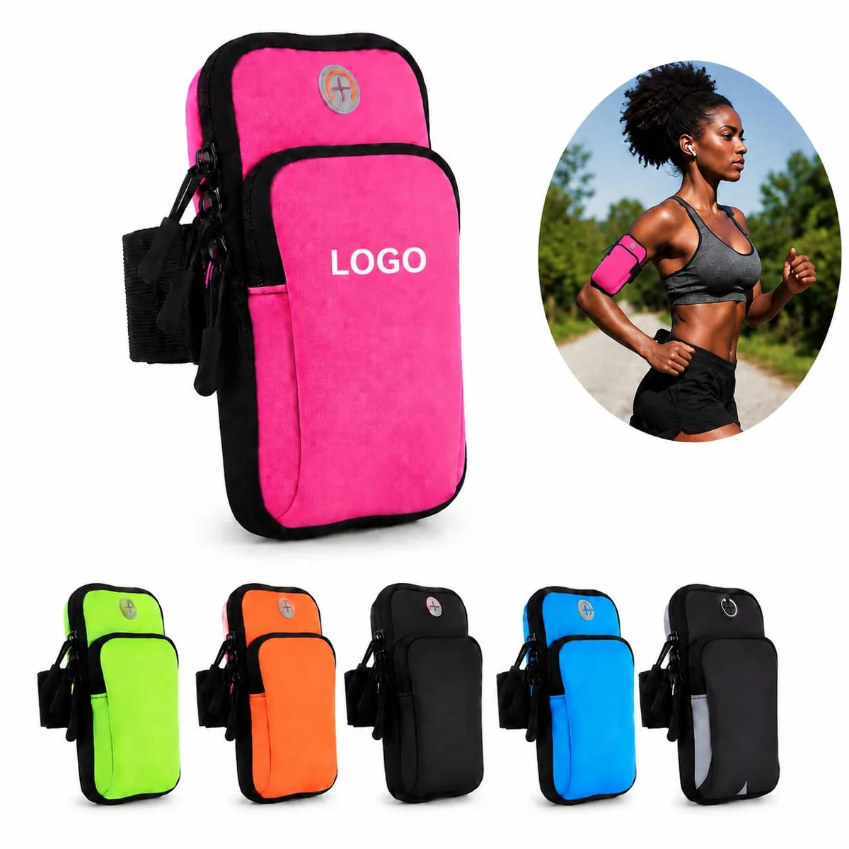 Waterproof Adjustable Gym Armband Phone Holder for Running