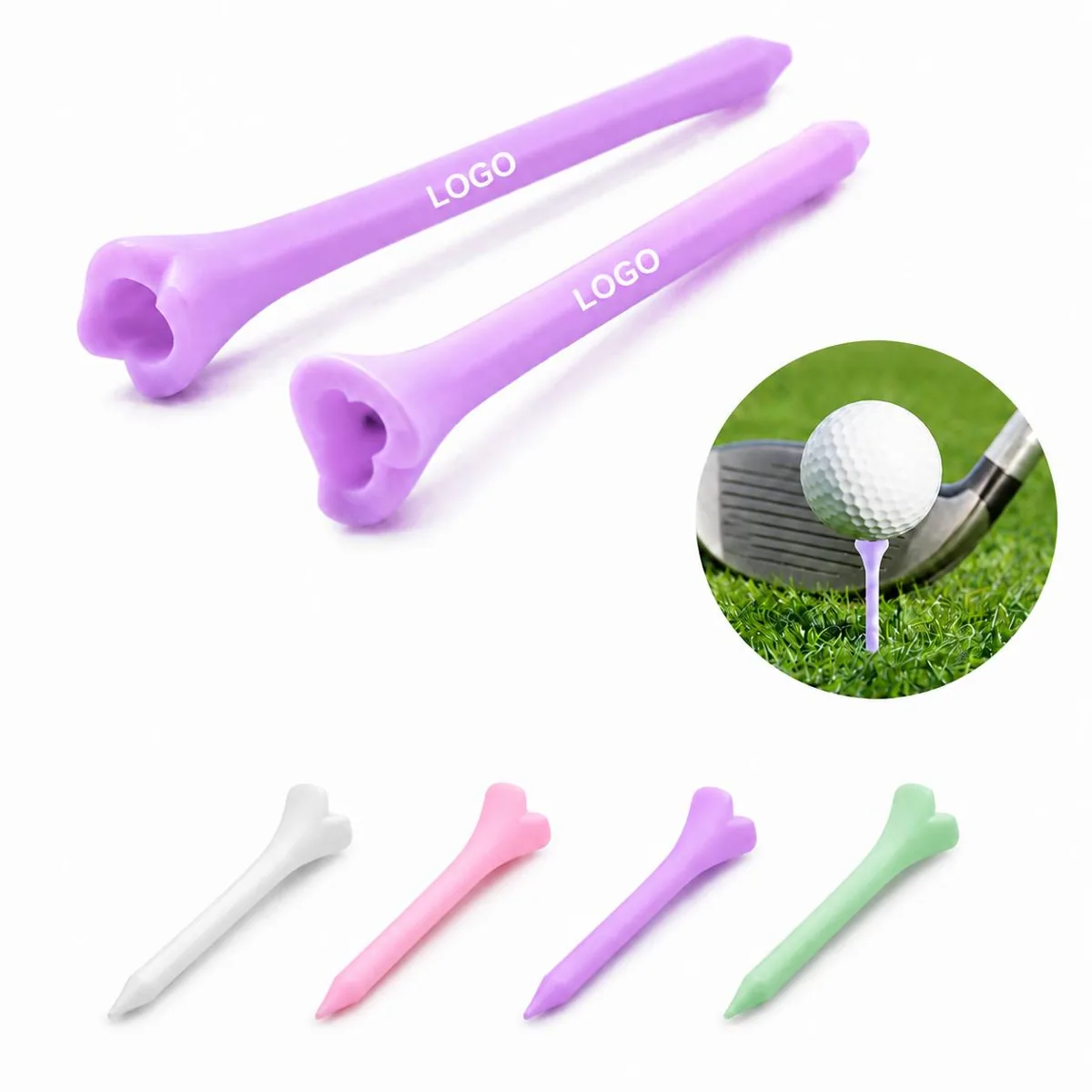 Durable Golf Tee for Consistent Height and Cleaner Drives