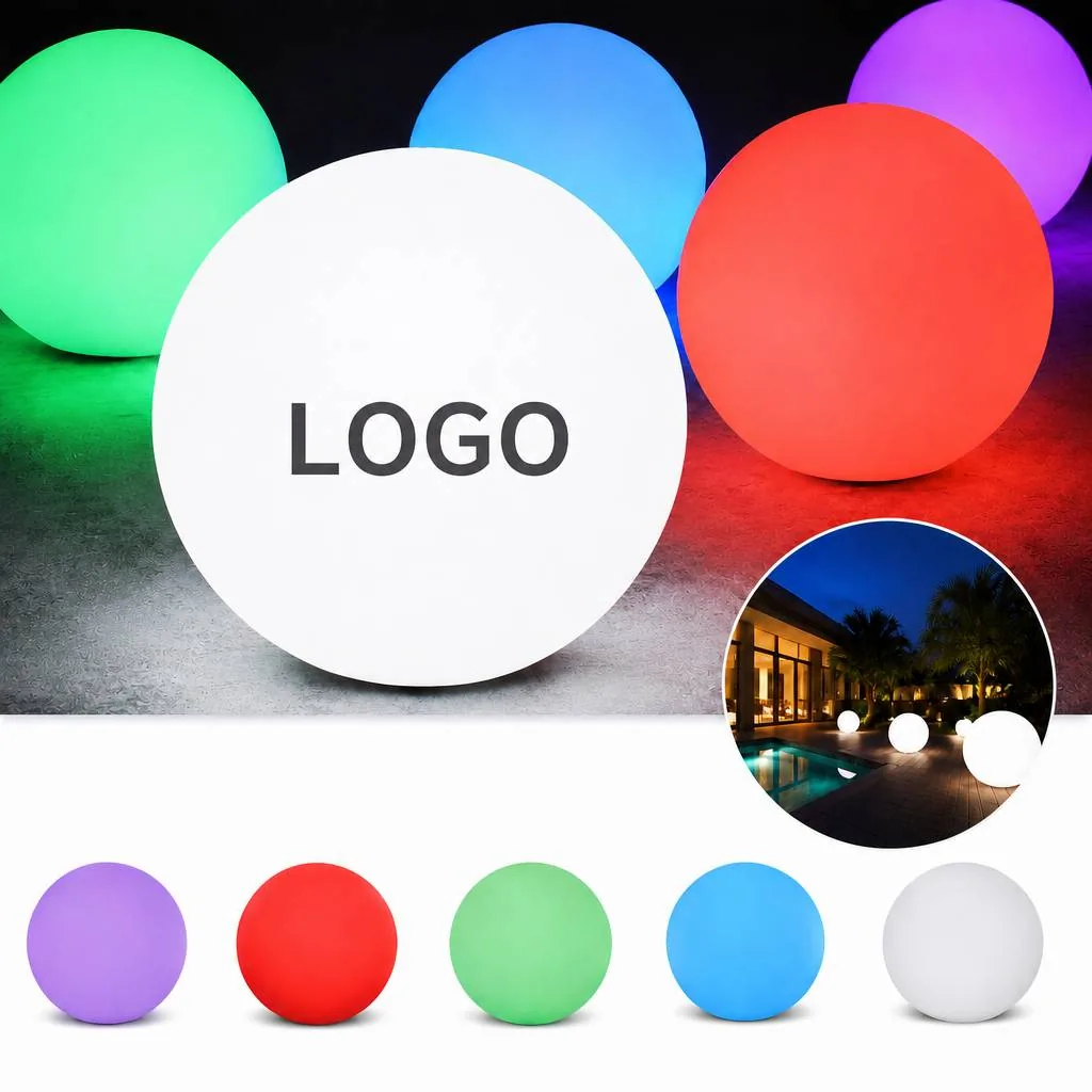 Custom Logo LED Sphere Light for Branding Display