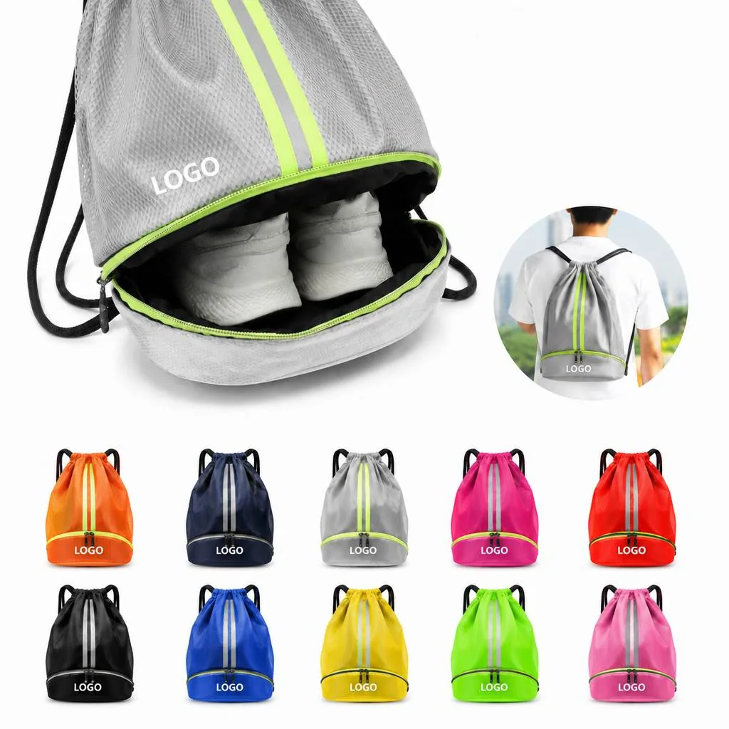 Dry-Wet Separation Backpack with Shoe Pocket, Waterproof