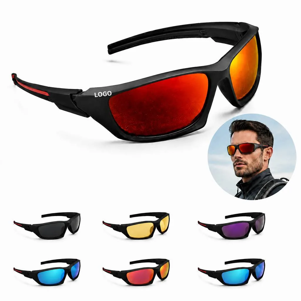 HD Polarized Wrap Sunglasses for Cycling Fishing Running UV