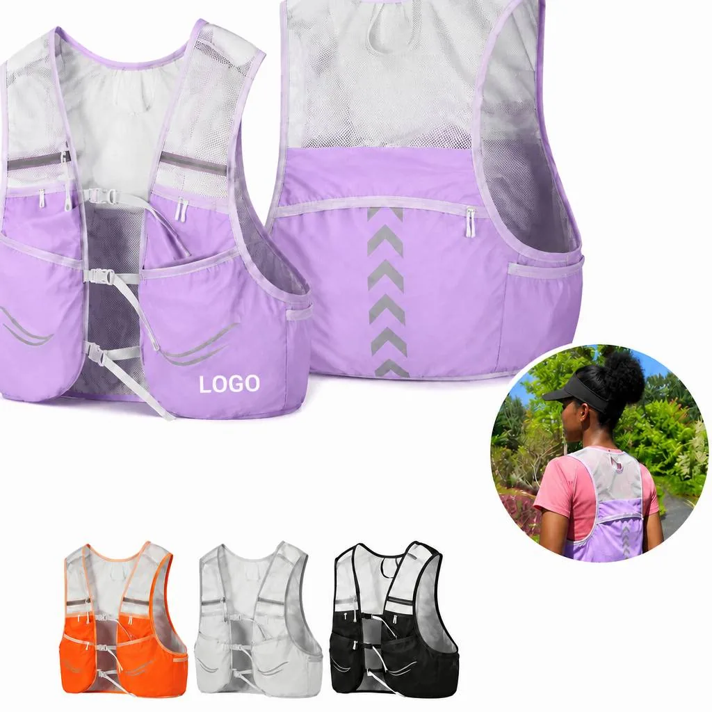 Waterproof Running Hydration Vest with Breathable Mesh