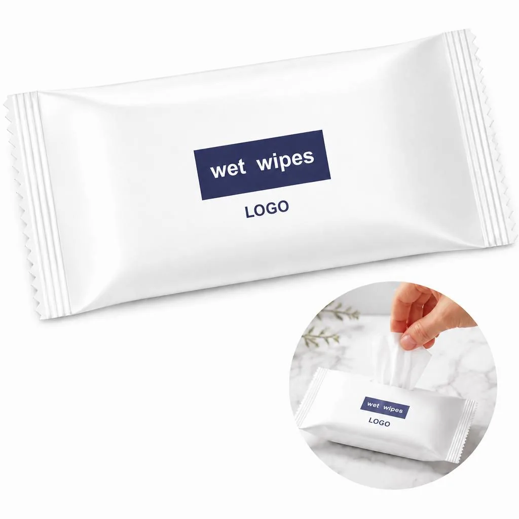 INDIVIDUAL Wet Wipe - Single-Use Hand Cleansing Cloth,