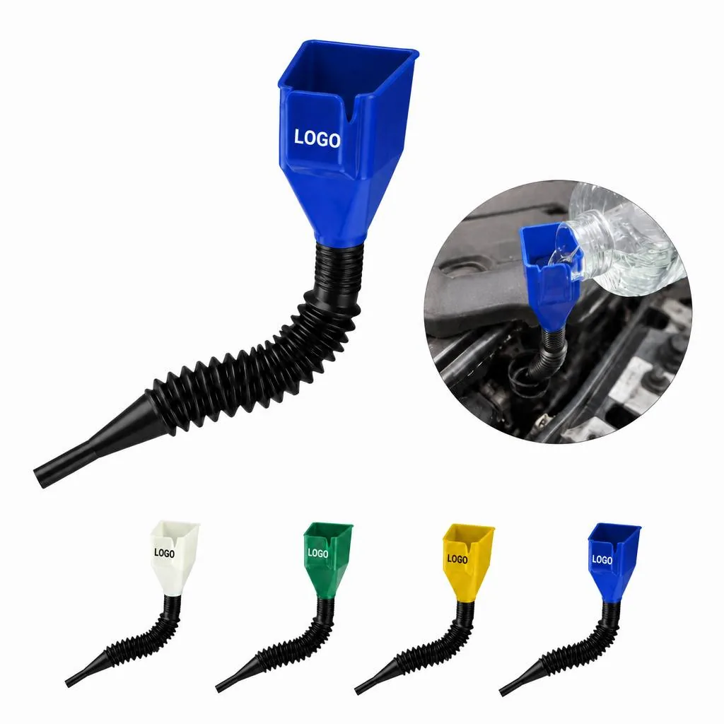 Retractable Hands-Free Clamping Oil Draining Funnel