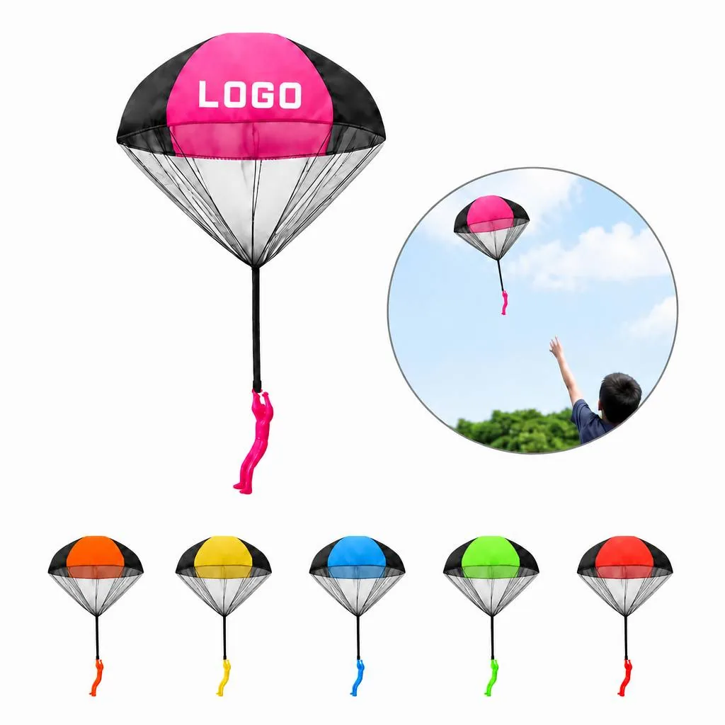 Parachute Pals Toy Set for Kids - Soft Fabric Outdoor Play