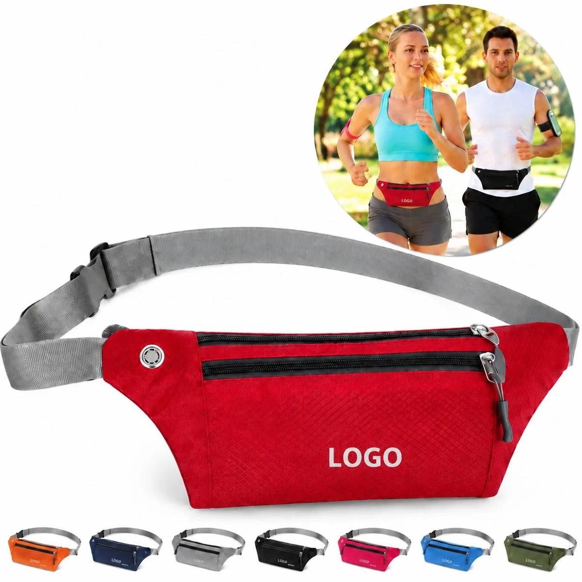 Waterproof Adjustable Lightweight Waist Bag Fanny Pack