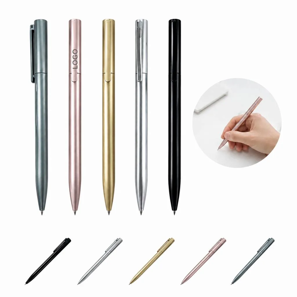 Customizable Black Ballpoint Pen for Business Gifting,