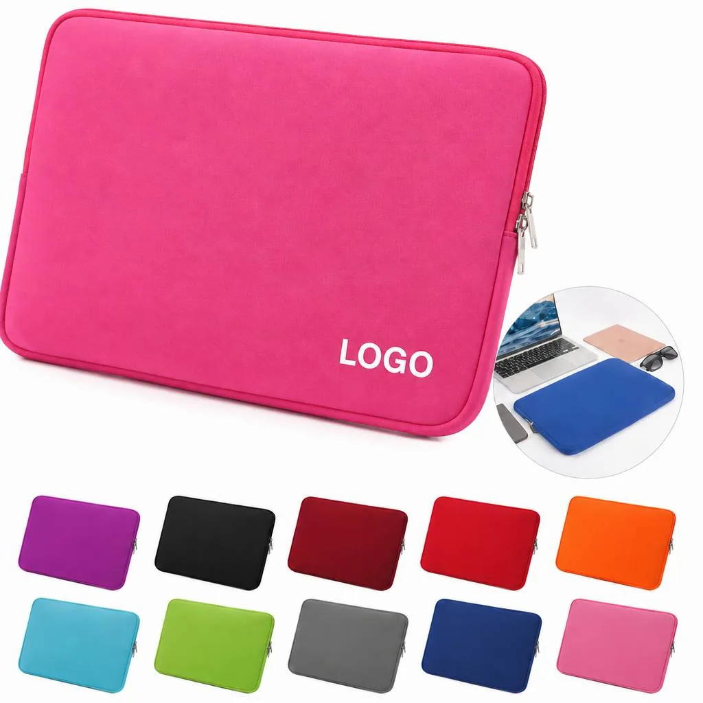 15.6 Inch Shockproof Chloroprene Rubber Laptop Sleeve Case